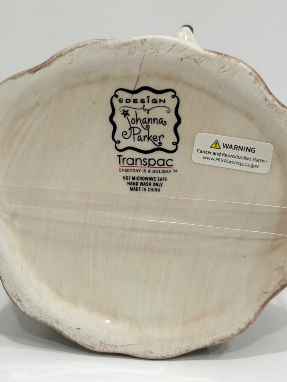 Johanna Parker Design Thanksgiving Pilgrim Raccoon Critter Lidded Bowl - Picture 6 of 6